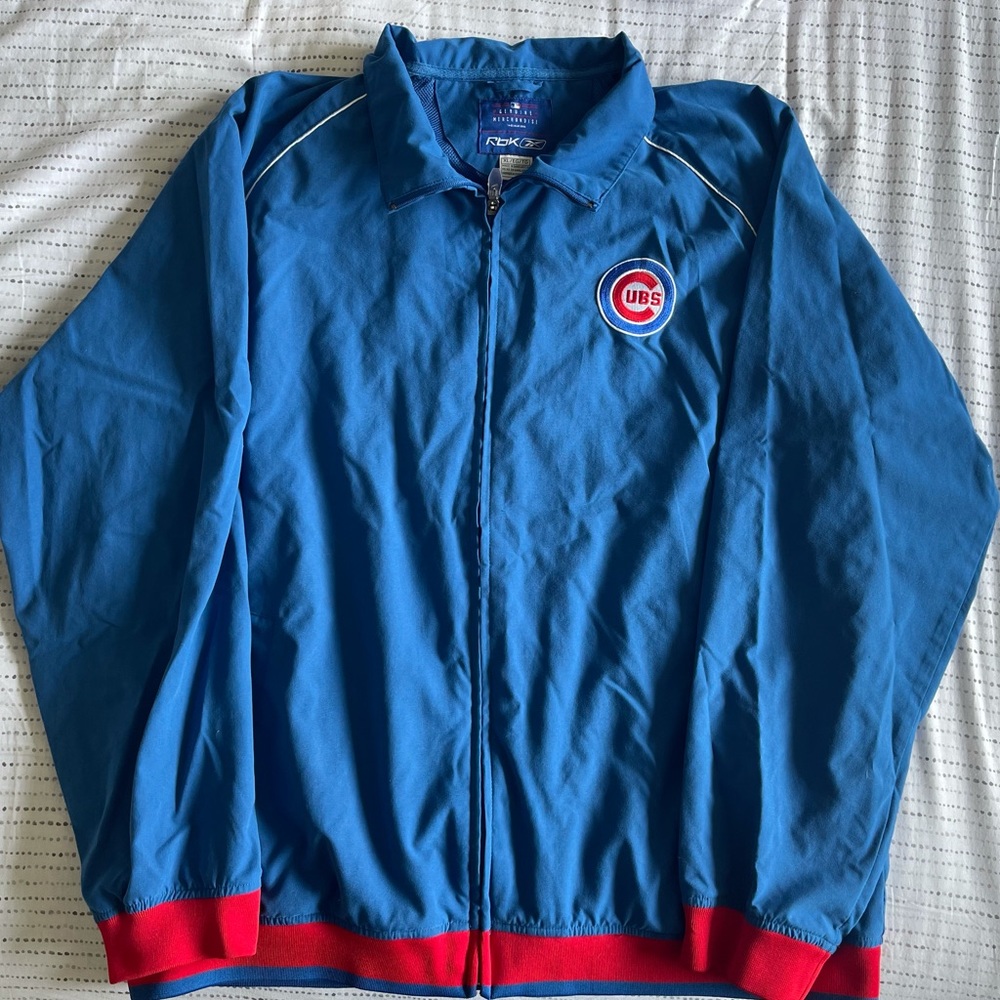 Chicago Cubs Reebok Zip Up size XL